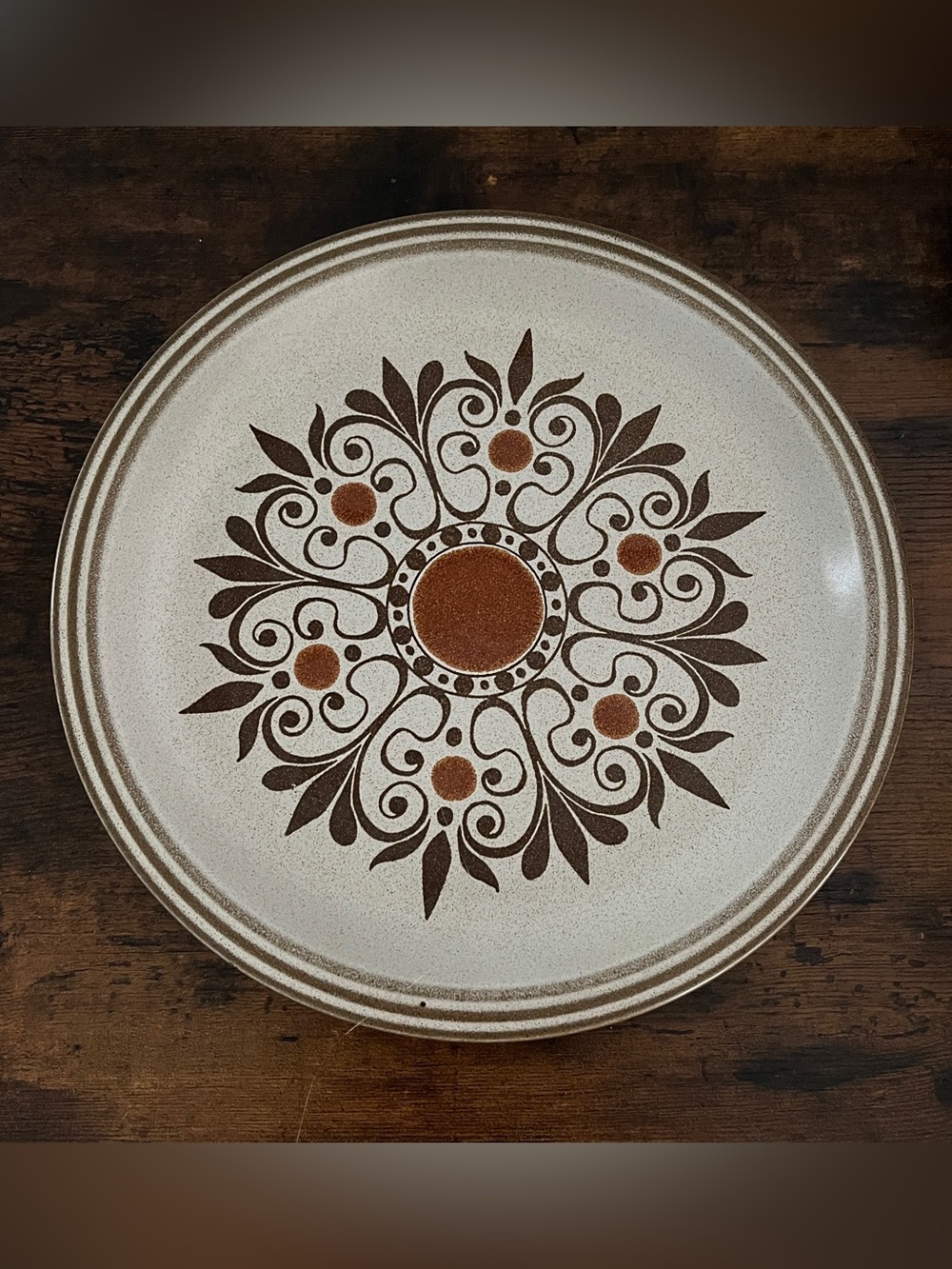 Denby Hall Artistone San Gabriel Plate 9.25" DEN4 Stoneware England VGUC
